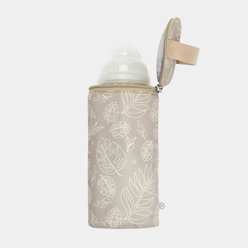 Insulated Bottle Pouch in Star Lining