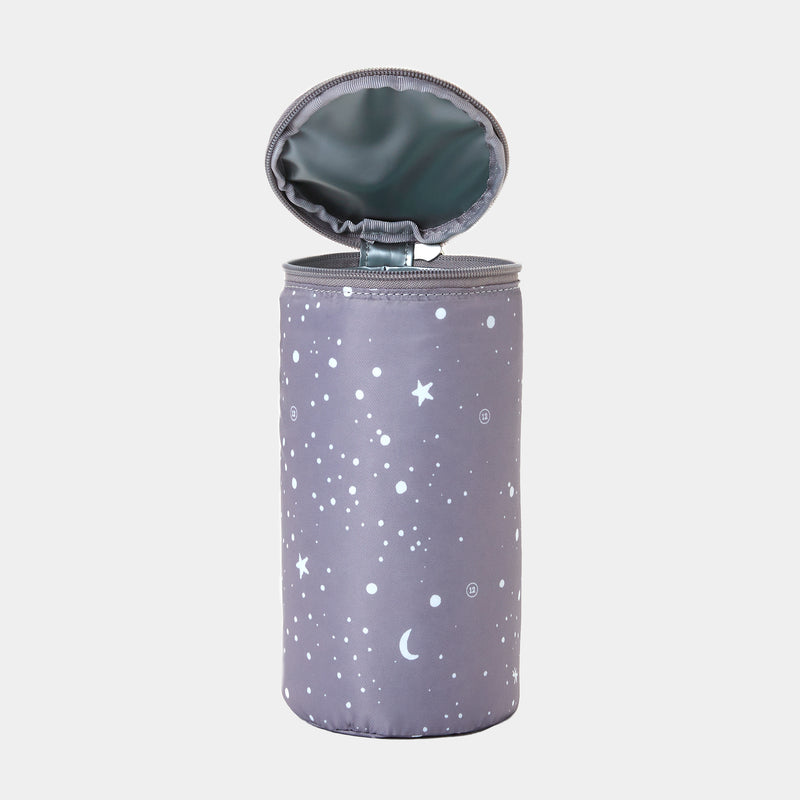 Insulated Bottle Pouch in Star Lining