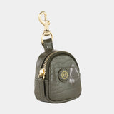 Little Pouch Charm for Diaper Bag in Olive Croc