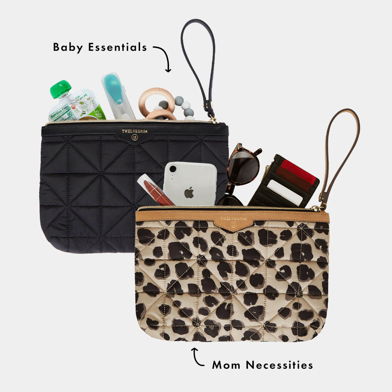 Companion Diaper Pouch in Leopard Print