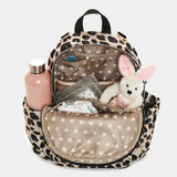 Little Companion Diaper Bag Backpack in Leopard Print 2.0