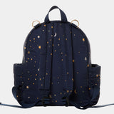 Little Companion Diaper Bag Backpack in Midnight Print 2.0