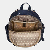 Little Companion Diaper Bag Backpack in Midnight Print 2.0