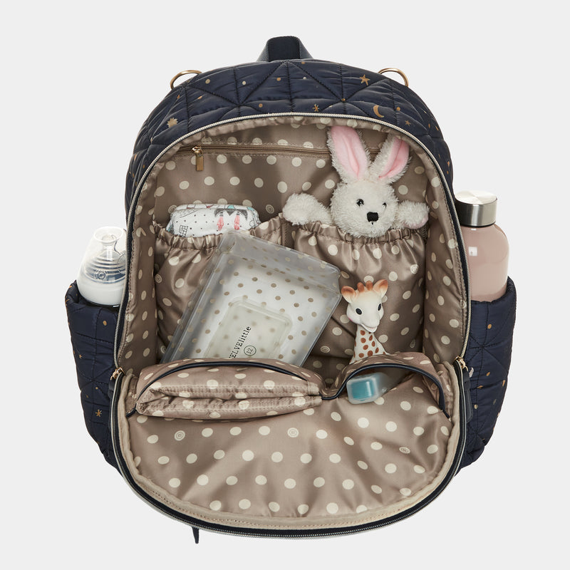 Companion Diaper Bag Backpack in Midnight Print 3.0