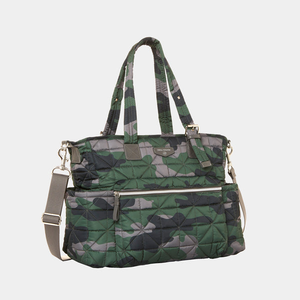 Carry Love Diaper Bag Tote in Camo Print 3.0