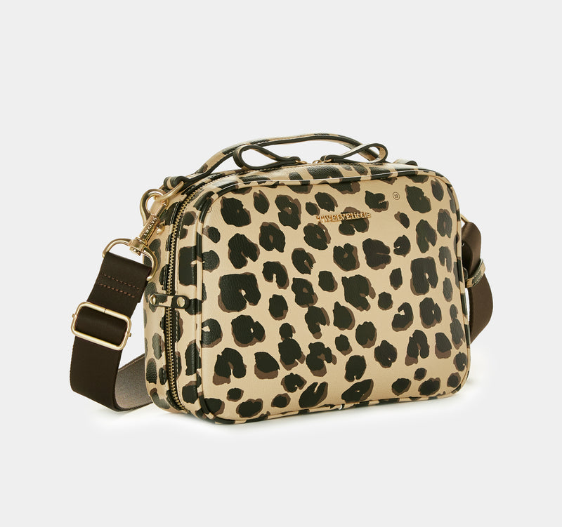 Luxe Diaper Clutch in Leopard Print