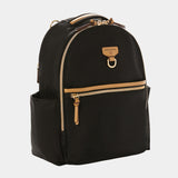 Midi-Go Diaper Bag Backpack in Black/Tan