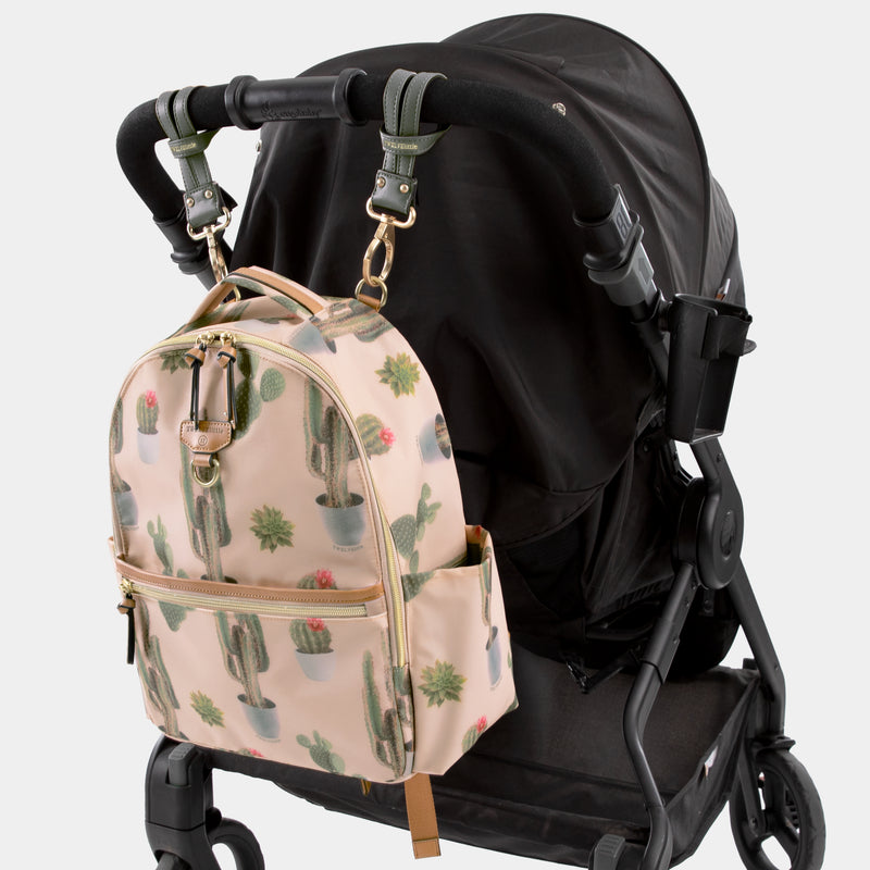 Midi-Go Diaper Bag Backpack in Cactus Print