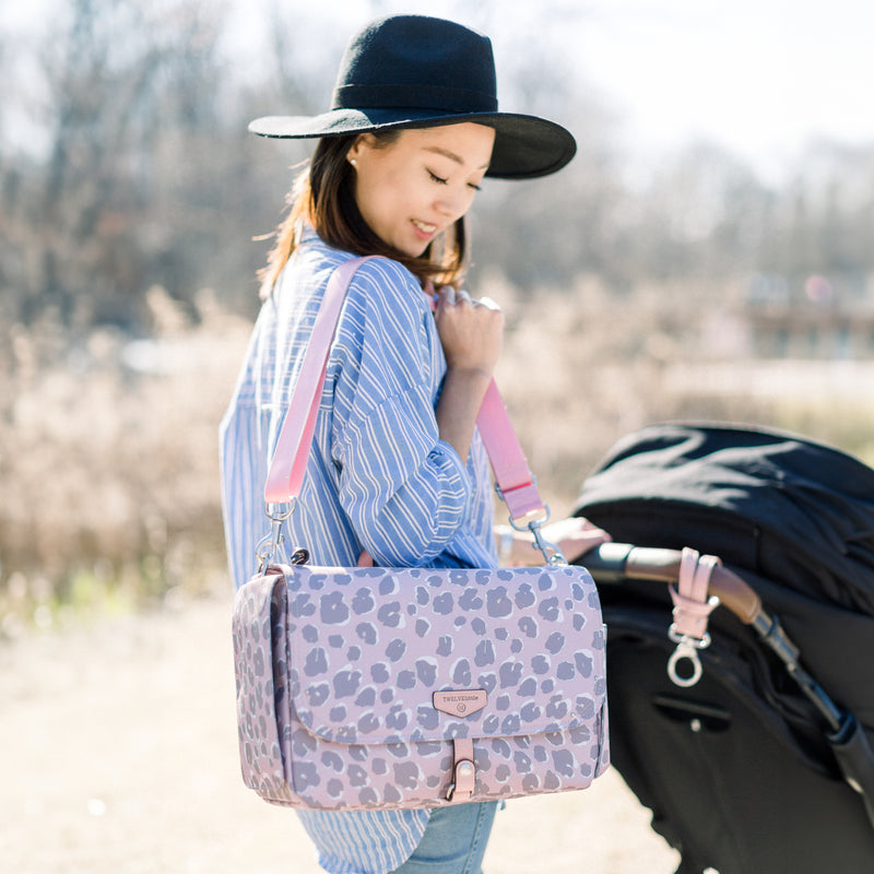 On-The-Go Stroller Caddy 3.0 in Pink Leopard