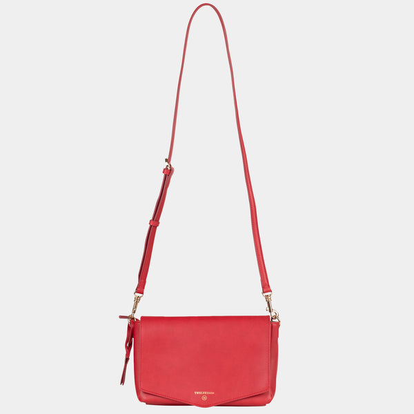 Peek-A-Boo Crossbody in Red