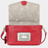 Peek-A-Boo Crossbody in Red