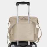 Peek-A-Boo Vegan Leather Convertible Hobo Backpack 1.0 in Latte