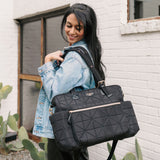 Carry Love Diaper Bag Tote in Black 3.0