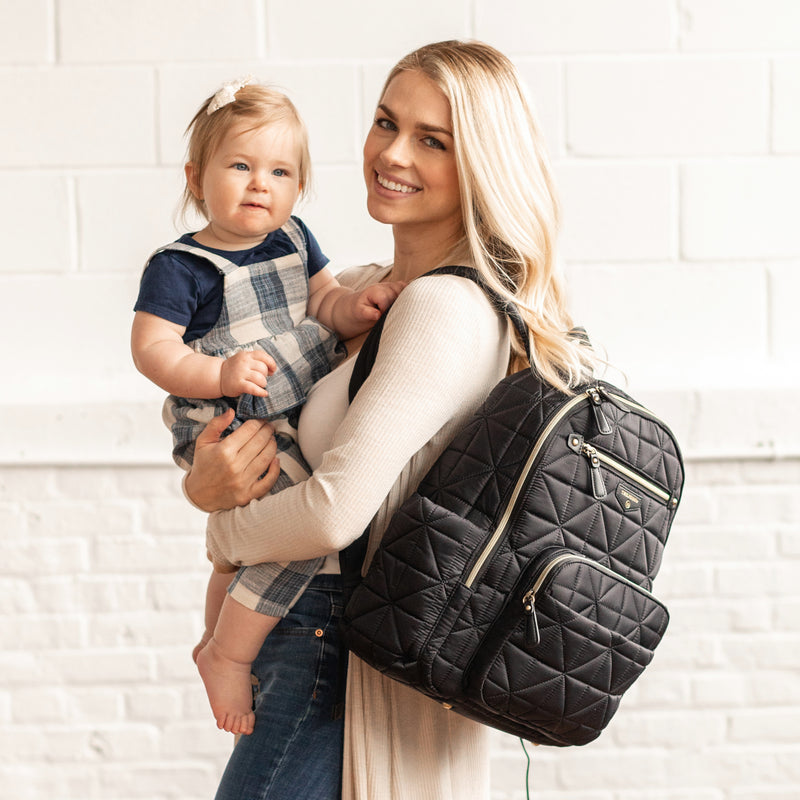 Companion Diaper Bag Backpack in Black 3.0