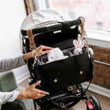 On-The-Go Stroller Caddy 3.0 in Black/Tan